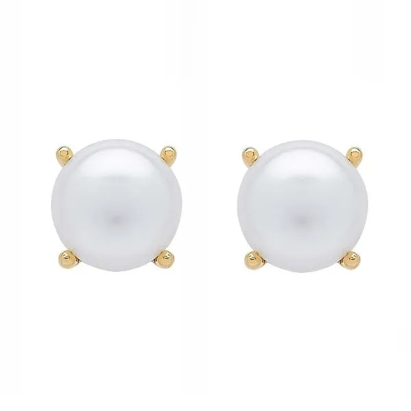 14k Freshwater Stud Earrings | 8mm David Douglas Diamonds & Jewelry Marietta, GA