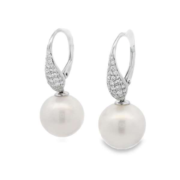 Pave Dangle Earrings Image 3 David Douglas Diamonds & Jewelry Marietta, GA