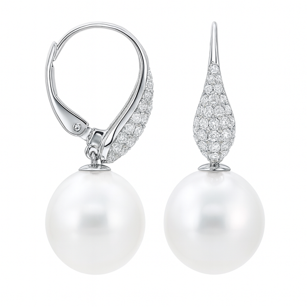 Pave Dangle Earrings David Douglas Diamonds & Jewelry Marietta, GA