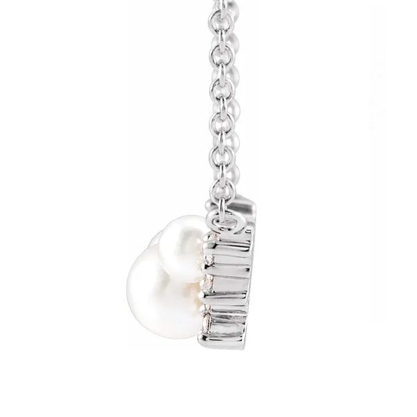 14k Cluster Bar Style Necklace Image 2 David Douglas Diamonds & Jewelry Marietta, GA