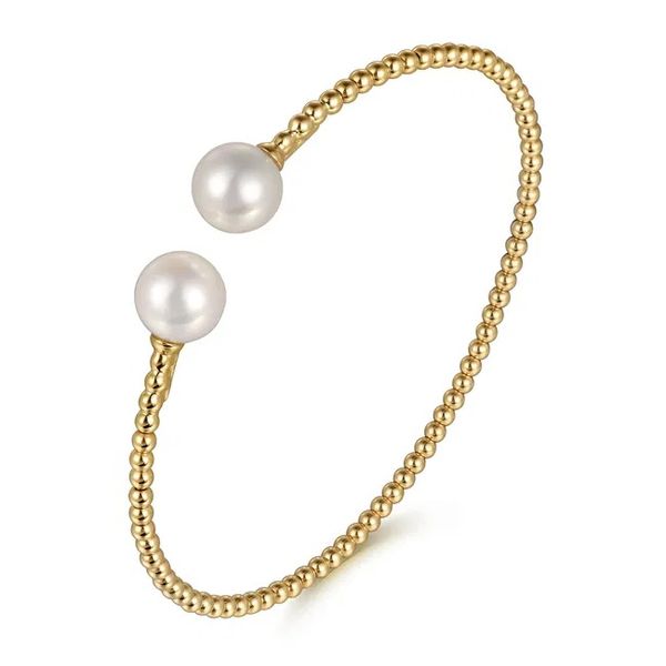Bujukan Pearls Split Bangle Image 2 David Douglas Diamonds & Jewelry Marietta, GA