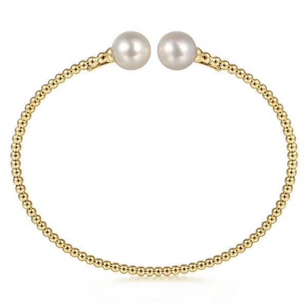 Bujukan Pearls Split Bangle Image 3 David Douglas Diamonds & Jewelry Marietta, GA