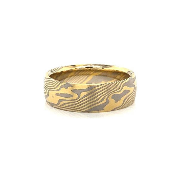 Relief Style Mokume Gane Wedding Band Image 2 David Douglas Diamonds & Jewelry Marietta, GA