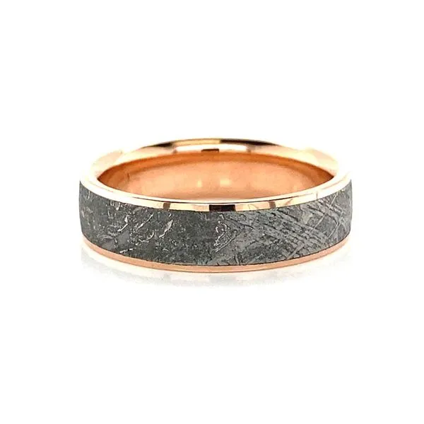 Gibeon Meteorite Wedding Band