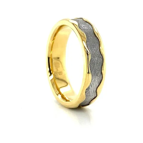 Arcturus Meteorite Wedding Band