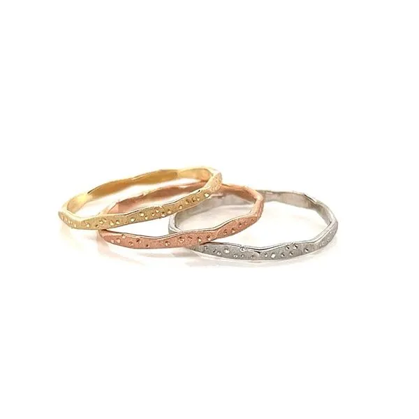 Hammered Stackable Bands thumb image 2