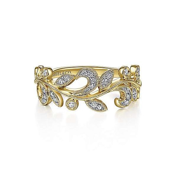 Vintage Leaf Ring David Douglas Diamonds & Jewelry Marietta, GA