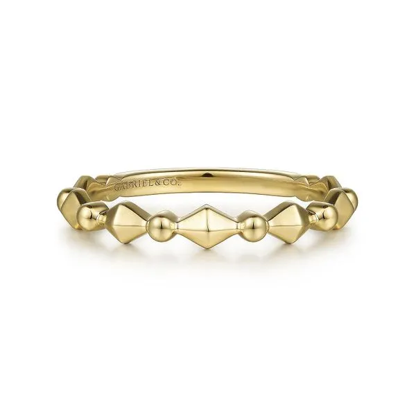 Geometric Station Ring David Douglas Diamonds & Jewelry Marietta, GA
