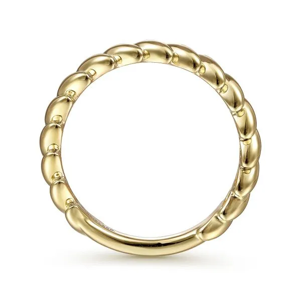 Tilted Leaf Ring Image 2 David Douglas Diamonds & Jewelry Marietta, GA