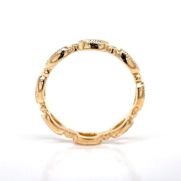 14k Yellow Gold Geometric Style Ring Image 4 David Douglas Diamonds & Jewelry Marietta, GA