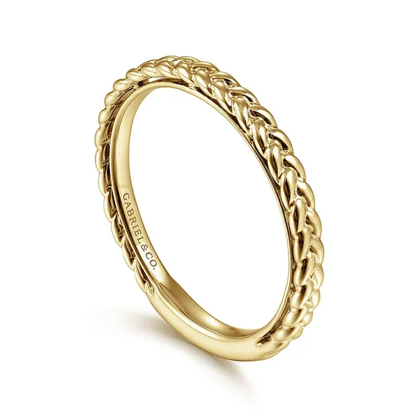 Braided Stacking Ring Image 2 David Douglas Diamonds & Jewelry Marietta, GA