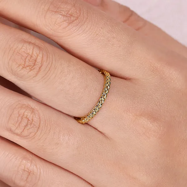 Braided Stacking Ring Image 5 David Douglas Diamonds & Jewelry Marietta, GA