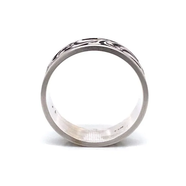 14k Antiqued Hand Engraved Ring