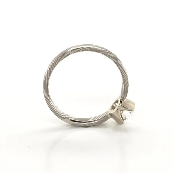 Mokume Gane Engagement Ring Image 4 David Douglas Diamonds & Jewelry Marietta, GA