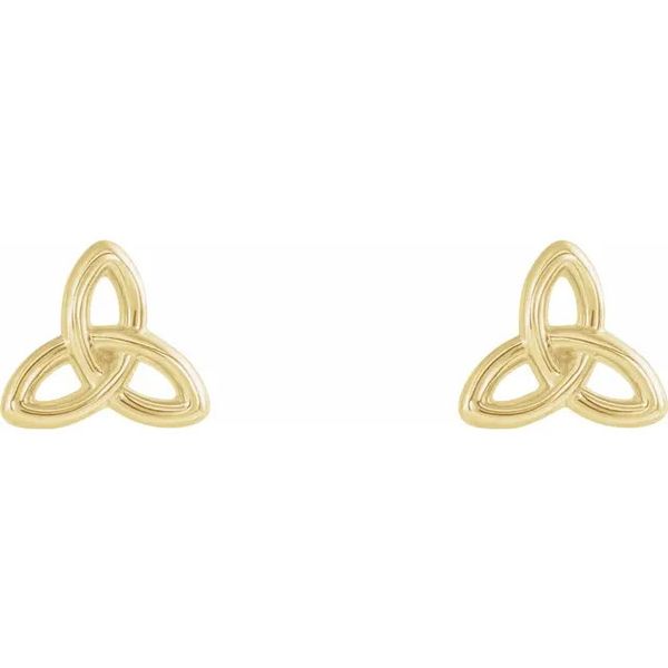 14k Trinity Earrings Image 2 David Douglas Diamonds & Jewelry Marietta, GA