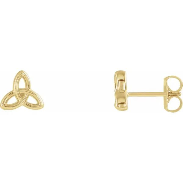 14k Trinity Earrings David Douglas Diamonds & Jewelry Marietta, GA