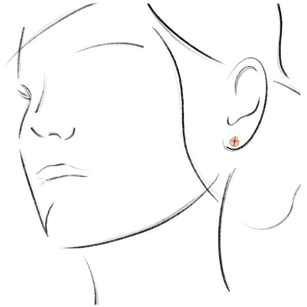 14k Gemstone Slice Earrings Image 3 David Douglas Diamonds & Jewelry Marietta, GA