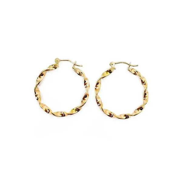 Twisted Hoop Earrings similar item image