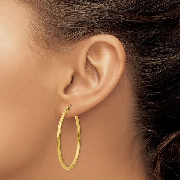 Classic Hoop Earrings | 40mm