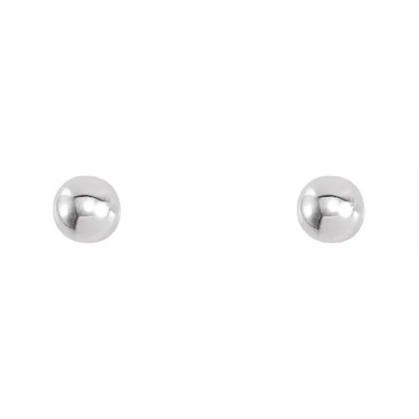 14k Ball Earrings | 6mm