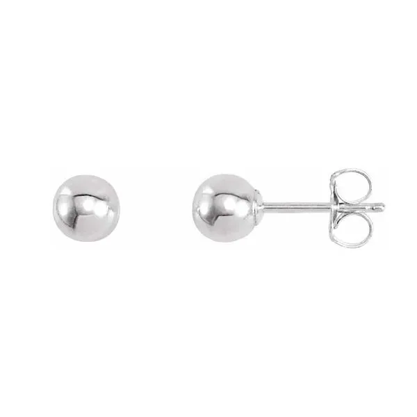14k Ball Earrings | 6mm