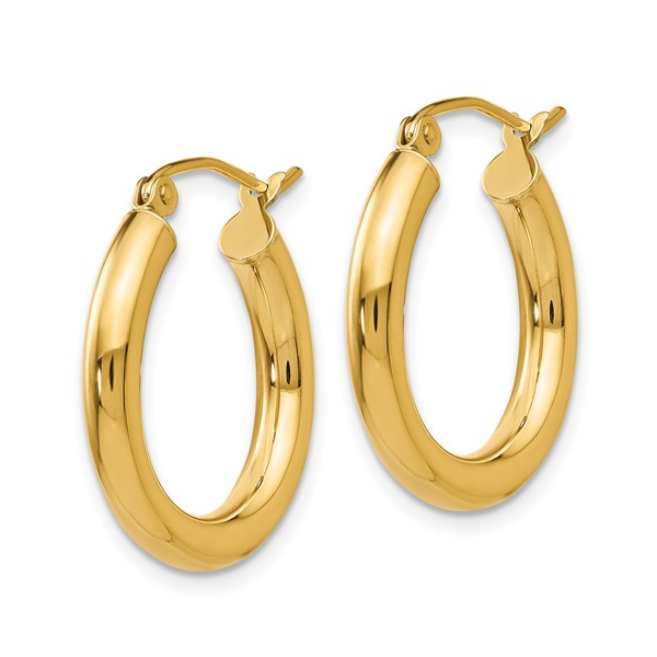 Classic Hoop Earrings | 20mm Image 2 David Douglas Diamonds & Jewelry Marietta, GA