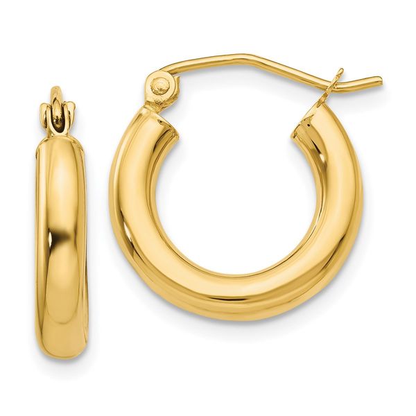 Classic Hoop Earrings | 15mm David Douglas Diamonds & Jewelry Marietta, GA