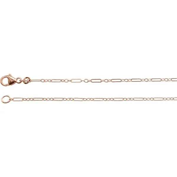 Knurled Figaro Chain David Douglas Diamonds & Jewelry Marietta, GA