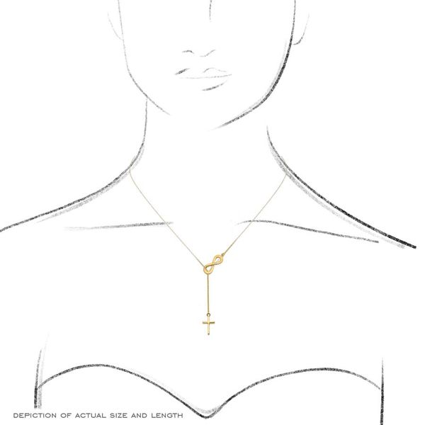 14k Cross Necklace Image 2 David Douglas Diamonds & Jewelry Marietta, GA