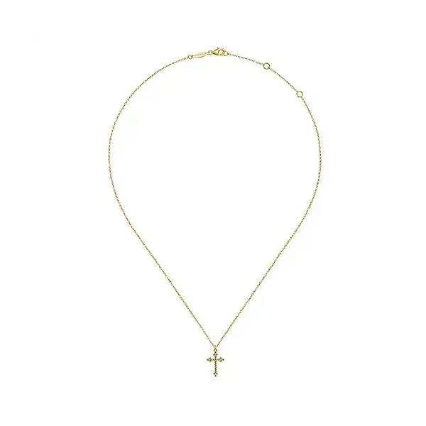 Rope Cross Necklace thumb image 2