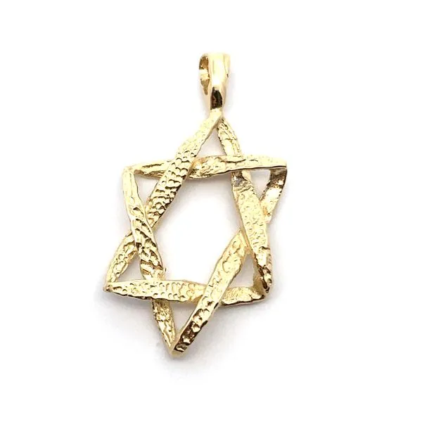 Textured Star of David Necklace Image 2 David Douglas Diamonds & Jewelry Marietta, GA