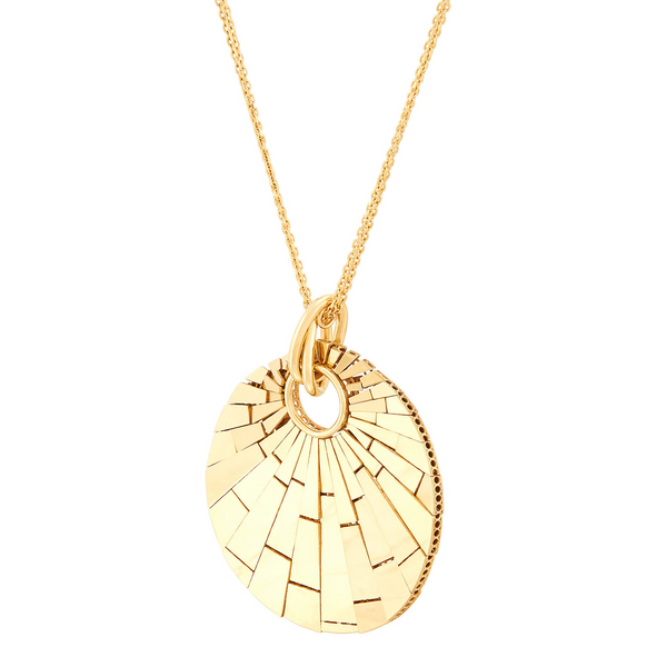 14k Disco Pendant Necklace Image 2 David Douglas Diamonds & Jewelry Marietta, GA