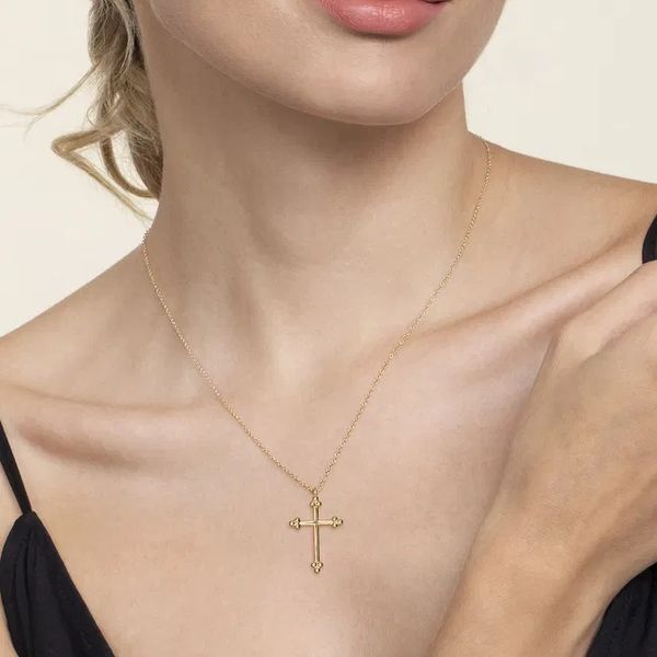 Gaby Cross Necklace Image 3 David Douglas Diamonds & Jewelry Marietta, GA