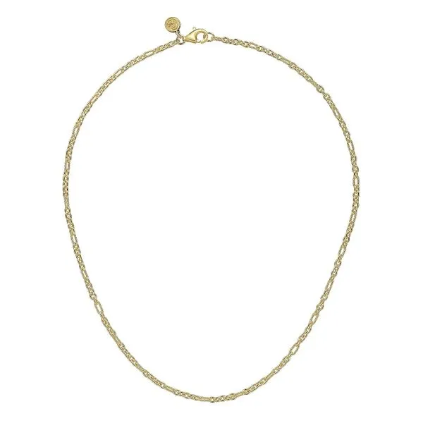 14k Fancy Link Chain Image 2 David Douglas Diamonds & Jewelry Marietta, GA