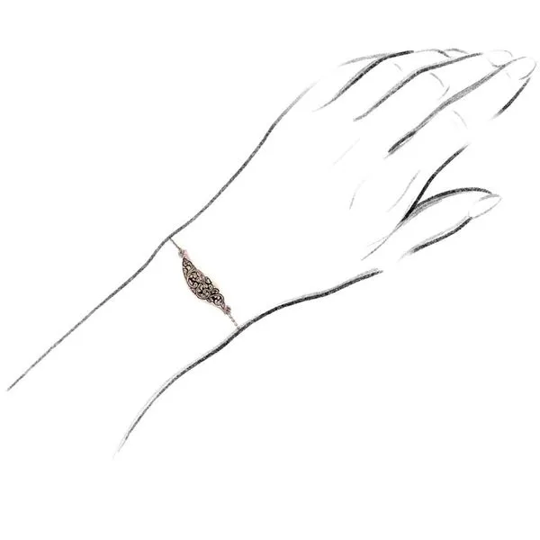 14k Hand Engraved Bracelet Image 4 David Douglas Diamonds & Jewelry Marietta, GA