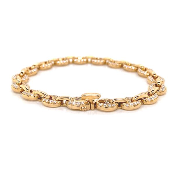 18k Chain Link Bracelet Image 3 David Douglas Diamonds & Jewelry Marietta, GA