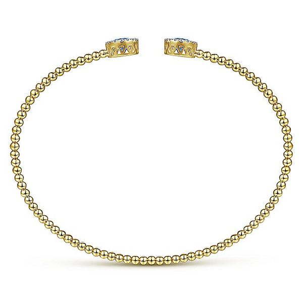 14k Bujukan Bead Cuff Bracelet Image 3 David Douglas Diamonds & Jewelry Marietta, GA
