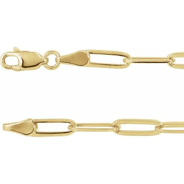 Elongated Flat Link Chain David Douglas Diamonds & Jewelry Marietta, GA