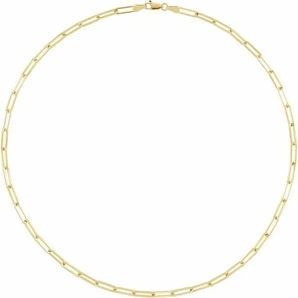 Elongated Flat Link Chain thumb image 2