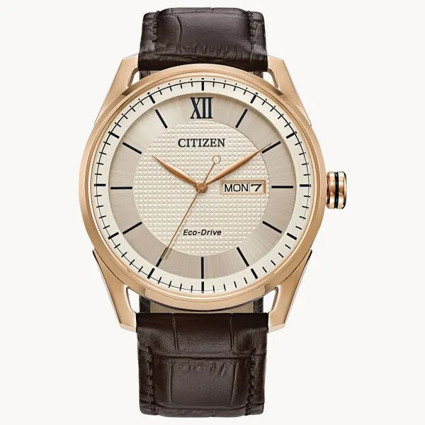 Citizen Classic Rose Gold-Tone Stainless Steel Watch David Douglas Diamonds & Jewelry Marietta, GA