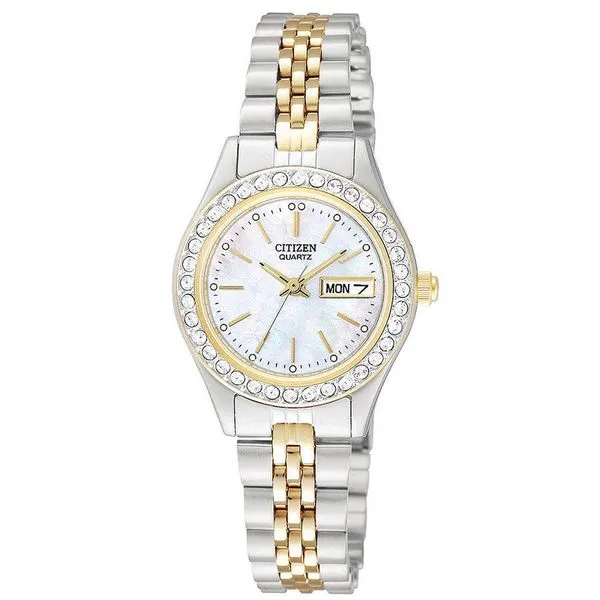 Two-Tone Stainless Steel Bracelet Watch
