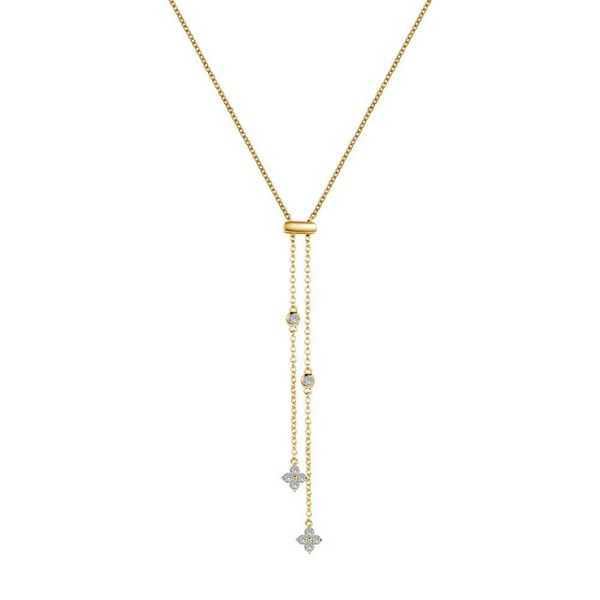 Silver Plated Lariat Necklace David Douglas Diamonds & Jewelry Marietta, GA
