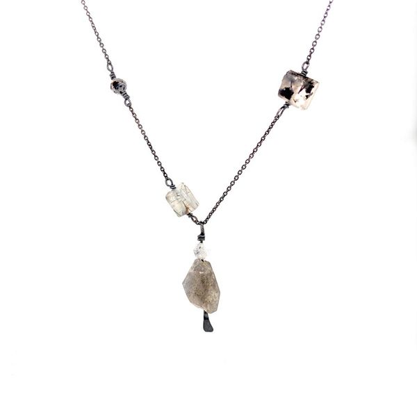 Silver Gemstone Drop Necklace David Douglas Diamonds & Jewelry Marietta, GA