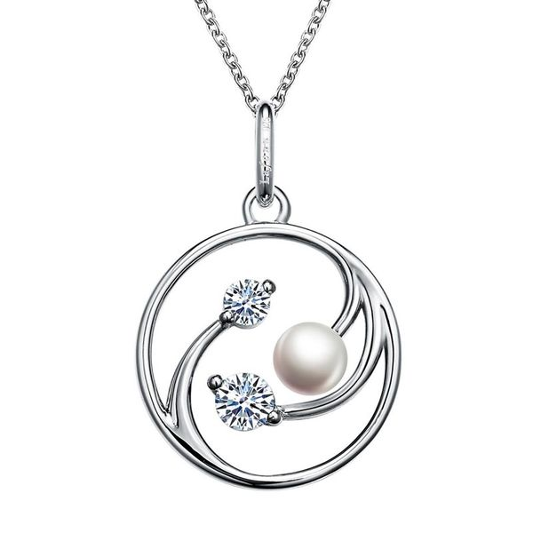 Silver Swirl Pearl Necklace David Douglas Diamonds & Jewelry Marietta, GA