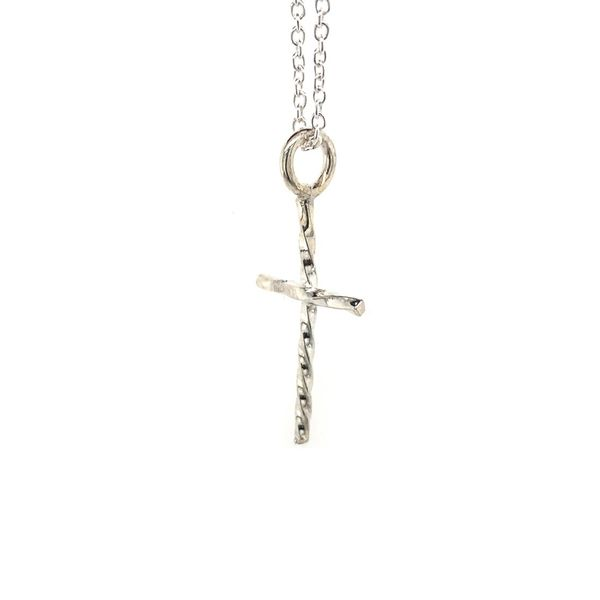 Silver Cross Necklace Image 2 David Douglas Diamonds & Jewelry Marietta, GA