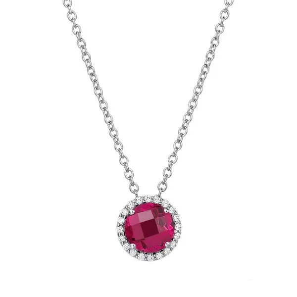 Silver Birthstone Necklace | July David Douglas Diamonds & Jewelry Marietta, GA