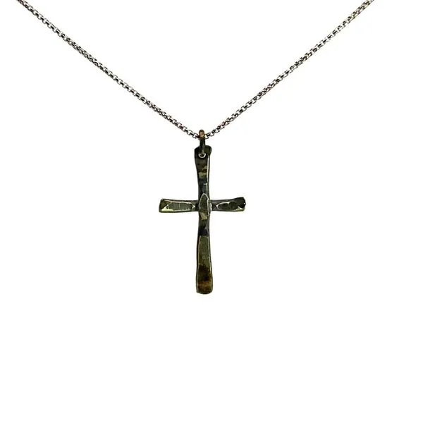 Silver Dainty Cross Necklace David Douglas Diamonds & Jewelry Marietta, GA