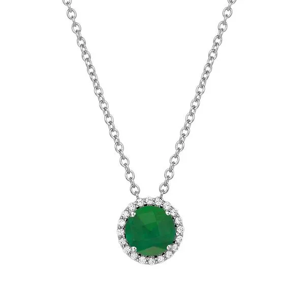 Silver Birthstone Necklace | May David Douglas Diamonds & Jewelry Marietta, GA