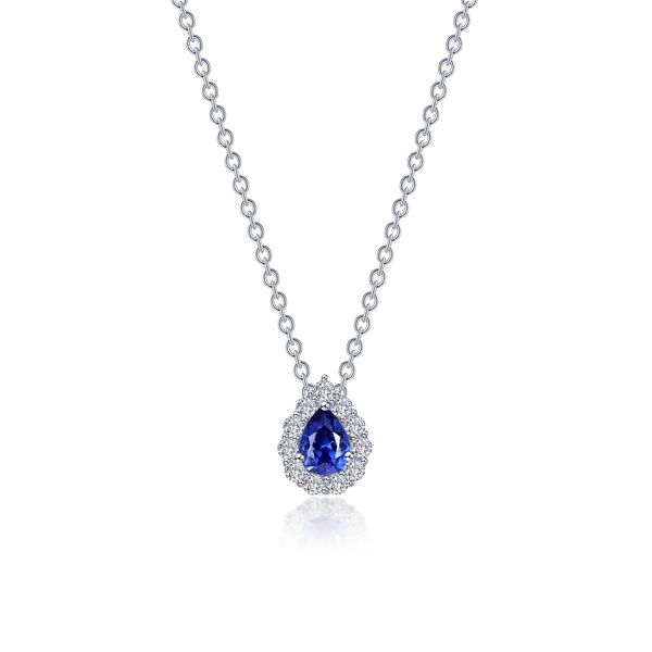 Pear Shape Halo Necklace David Douglas Diamonds & Jewelry Marietta, GA