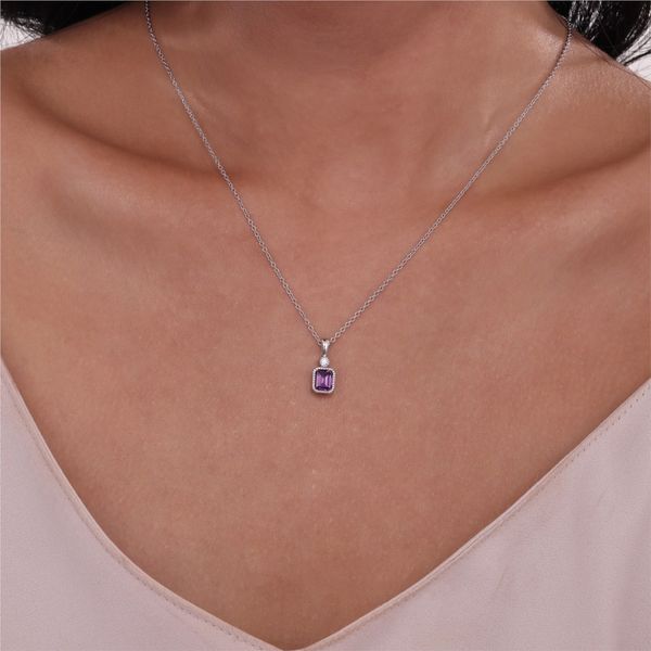 Birthstone Necklace | June Image 2 David Douglas Diamonds & Jewelry Marietta, GA